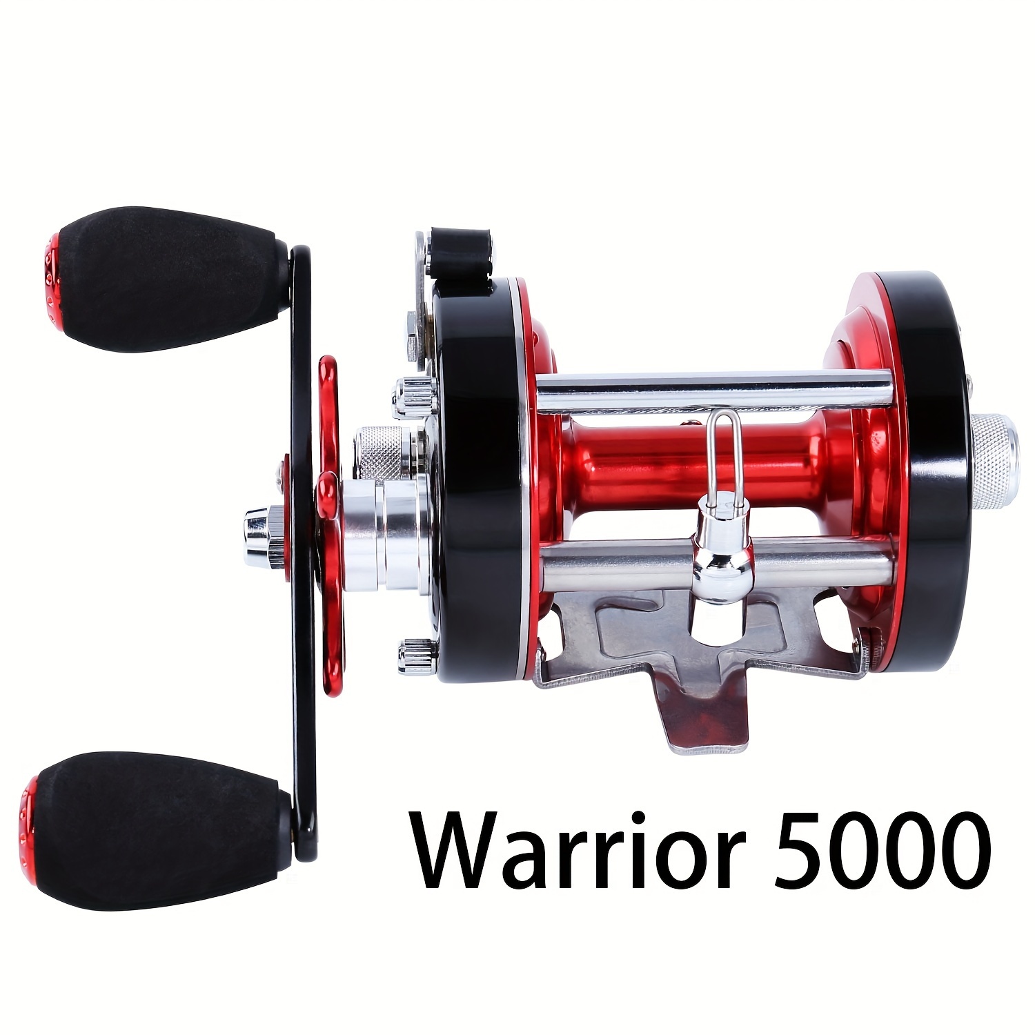 Sougayilang Strong Fishing Reels, Strong Drag Level Wind Round Baitcasting  Reel Conventional Reel, Right Hand Saltwater Sea Fishing Reel Trolling Fish