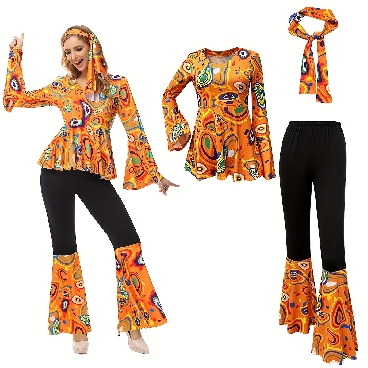 Fun Shack Dancing Queen Kostuum Vrouwen, Disco Outfits voor Vrouwen