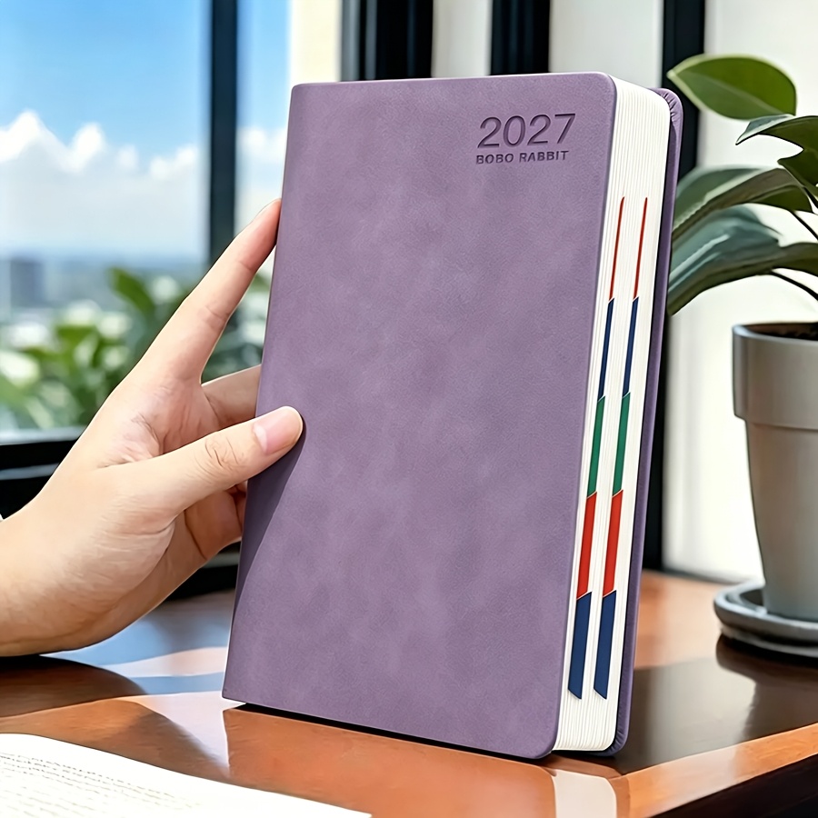 TEMU BOBO RABBIT 2027 Agenda Calendrier, Cahiers de Composition de 320 Pages avec Liste de Contrôle de 365 Jours pour la Discipline Personnelle,