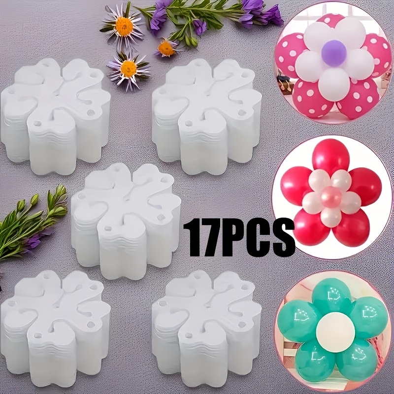 E-shop Ballonklammern mit Blumendesign, geeignet für Neujahr, Frühlingsfest, Ostern, Partys, Hochzeiten, Geburtstage, Weihnachten,