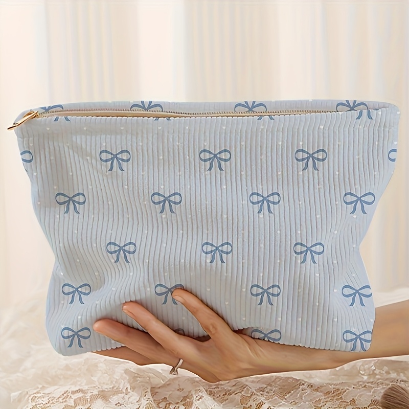 TEMU A Portable Makeup Bag Featuring A Pattern, This Multifunctional Zippered Storage Pouch Is Perfect For Lightweight Travel Organization