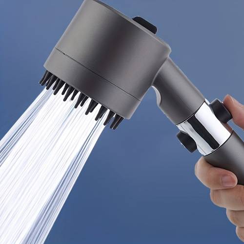 wear a pressurized filtered shower head for home water purification skin bathing shower bathroom universal interface handheld shower head for shower use for shower use
