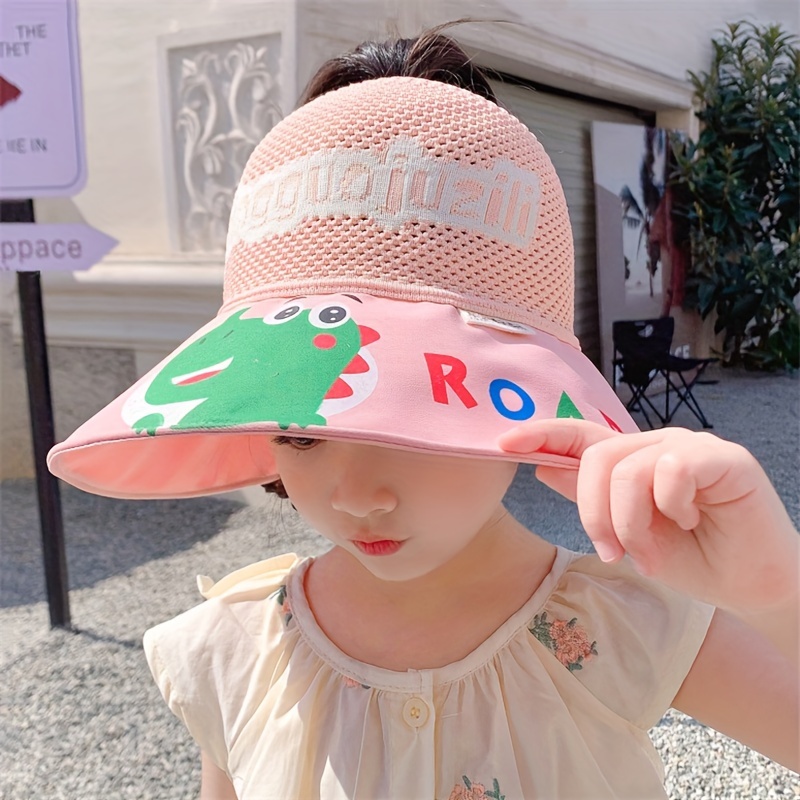 Children's Sun Hat Summer Sunscreen Empty Top Hat Uv - Temu United Kingdom