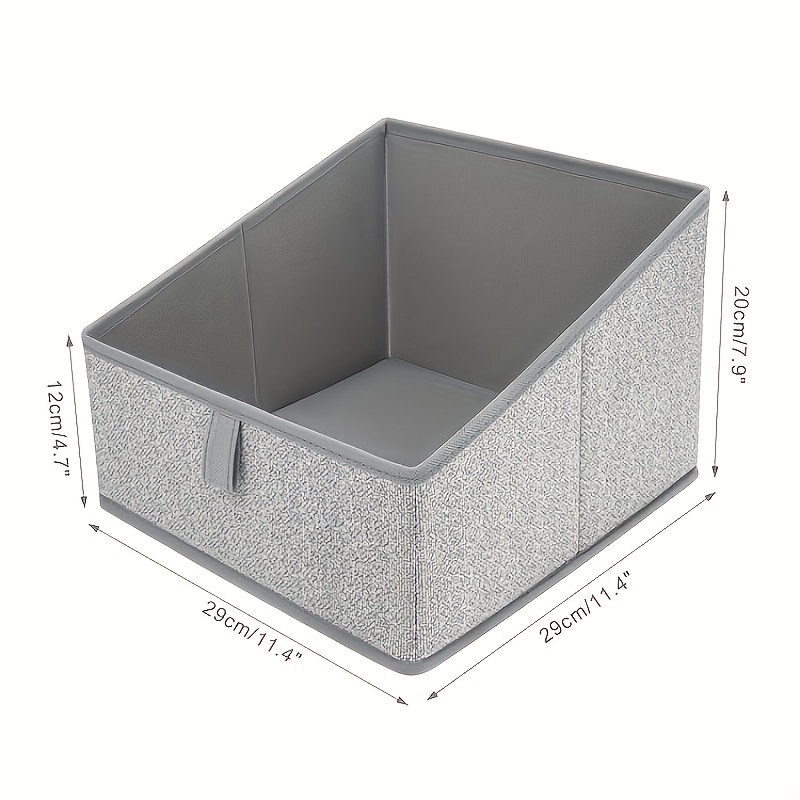A Trapezoidal Storage Box For Organizing Clothes In Drawers, Suitable For Dorms And Home Use, Great For Sorting On The Desktop