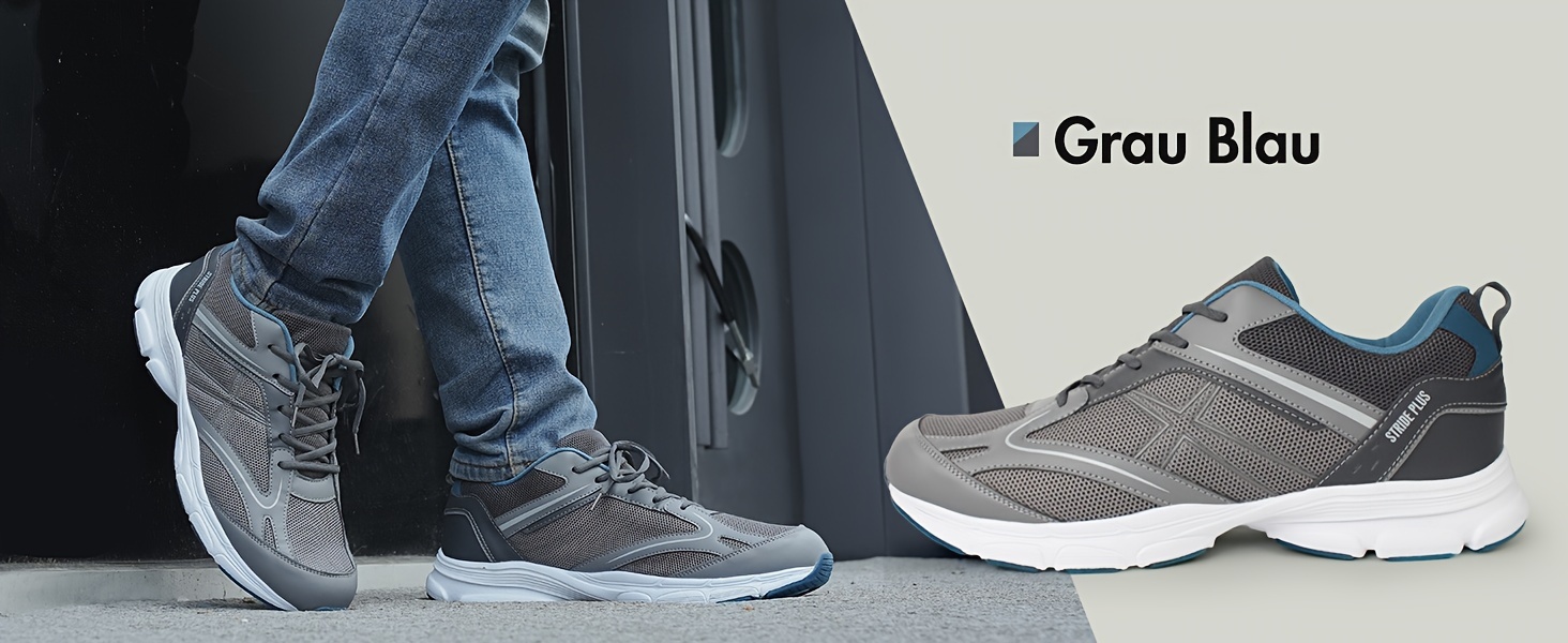 Heren casual lichtgewicht wandelschoenen sport- en trainingsschoenen grote maten EU-maat 47-52