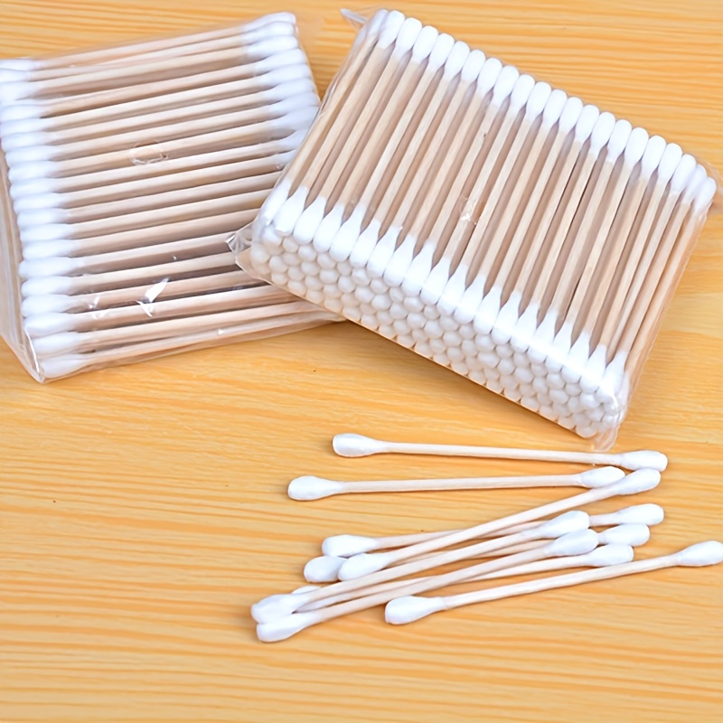 200pcs Premium Double-Headed Swabs for Cleaning