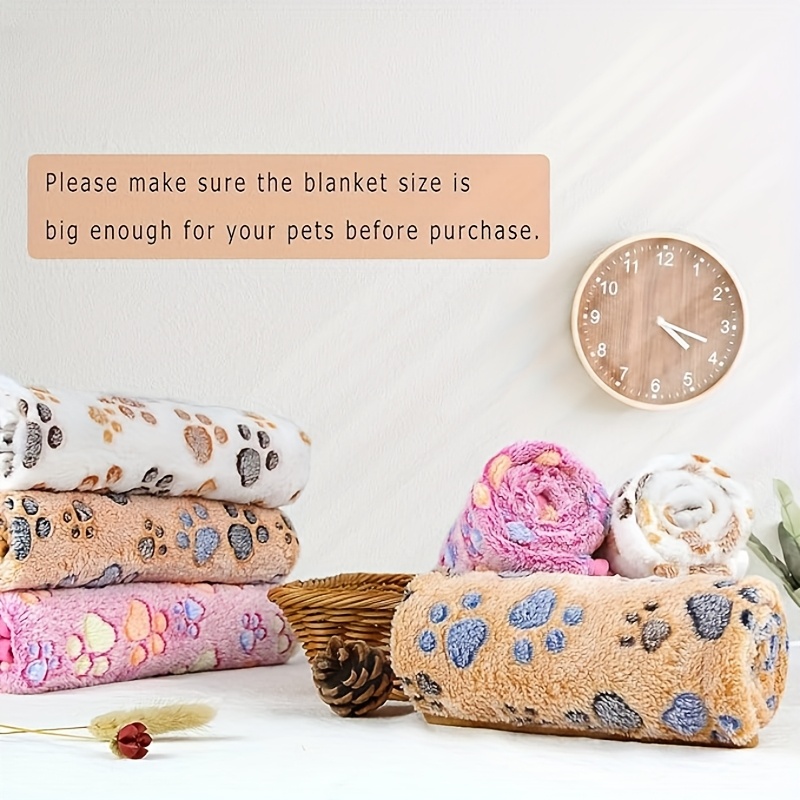 1/3pcs dog fleece Washable blanket-pet cheap blanket-paw blankets for indoor cats-kitten&puppy essentials-small throw blankets-dog towel-for Large Medium Small dogs-for couch&crate&bed-for Rabbit, Hamster, Guinea-cage liner-stuff-accessories-gifts
