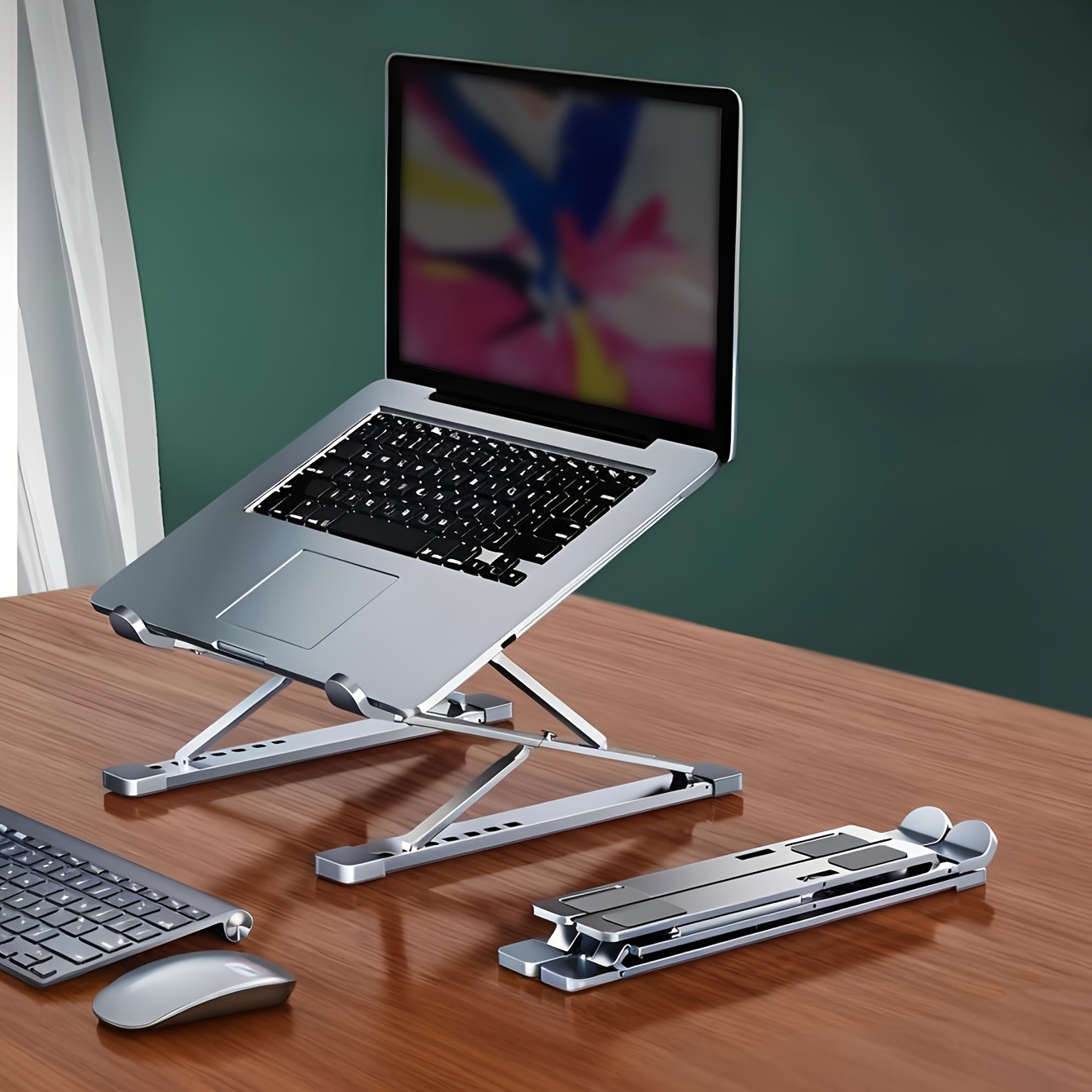 Phone Tablet Stand Adjustable Aluminum Alloy Laptop Tablet Up To 17 "Laptop Portable Folding Stand Cooling Stand Support