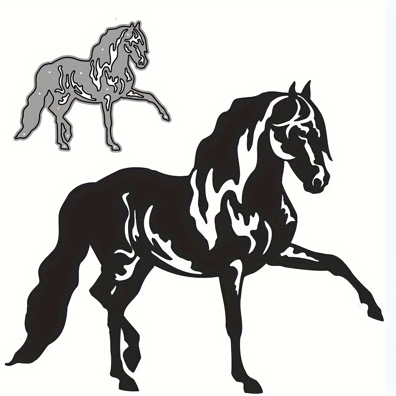 

1pc Diy Horse Dog Handmade Card Making Metal Embossing Mold Carbon Steel Cutting Die