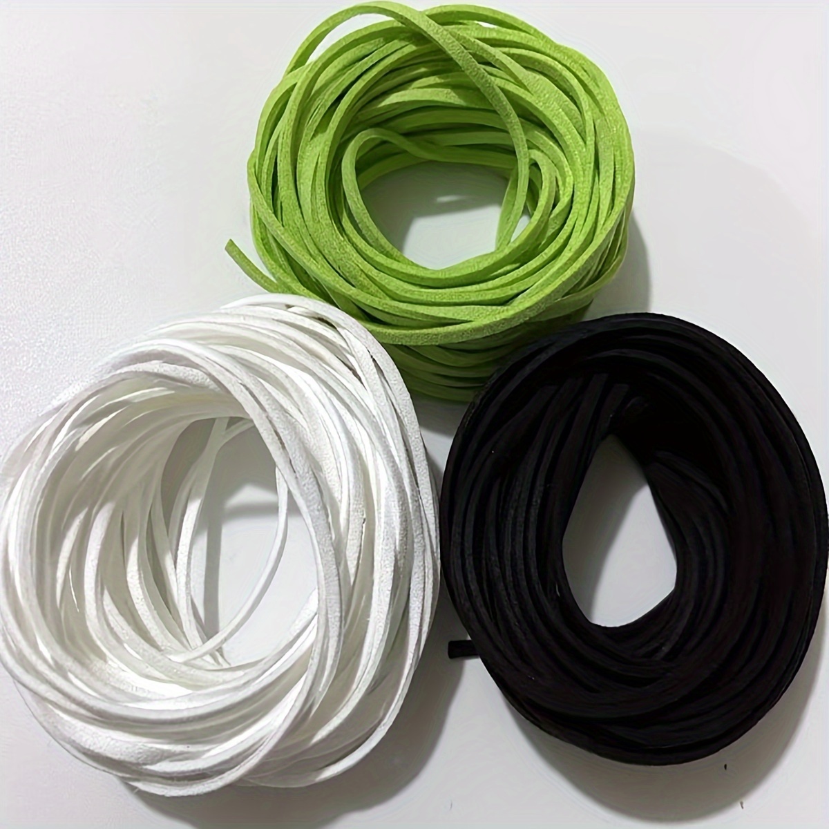 

3- Suede For Jewelry Making - Each, 3mm , Inelastic, Diy Bracelet Craft Supplies