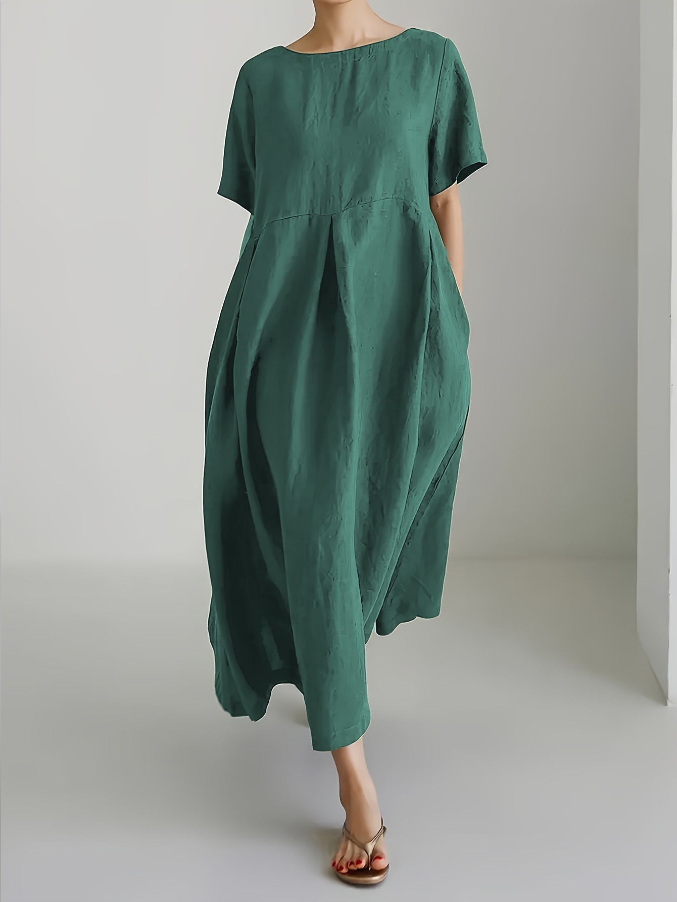 robe maxi femmes coupe flattante robe longue Temu Canada