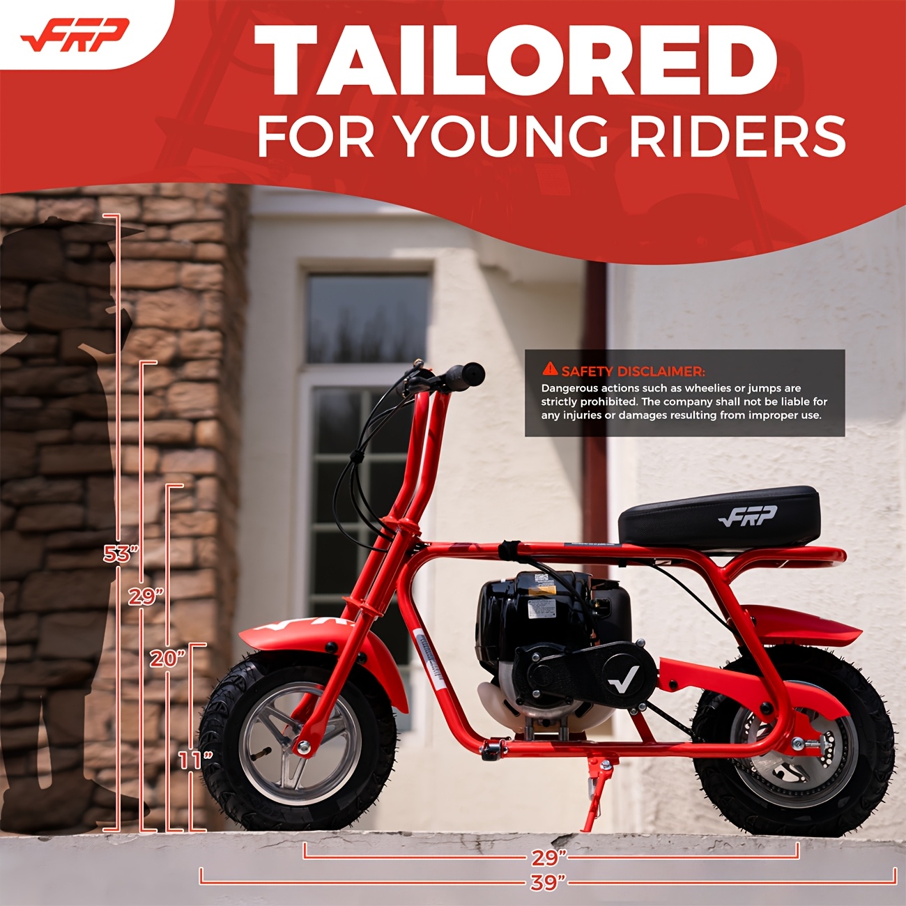 mini bike frame sold on Temu Canada