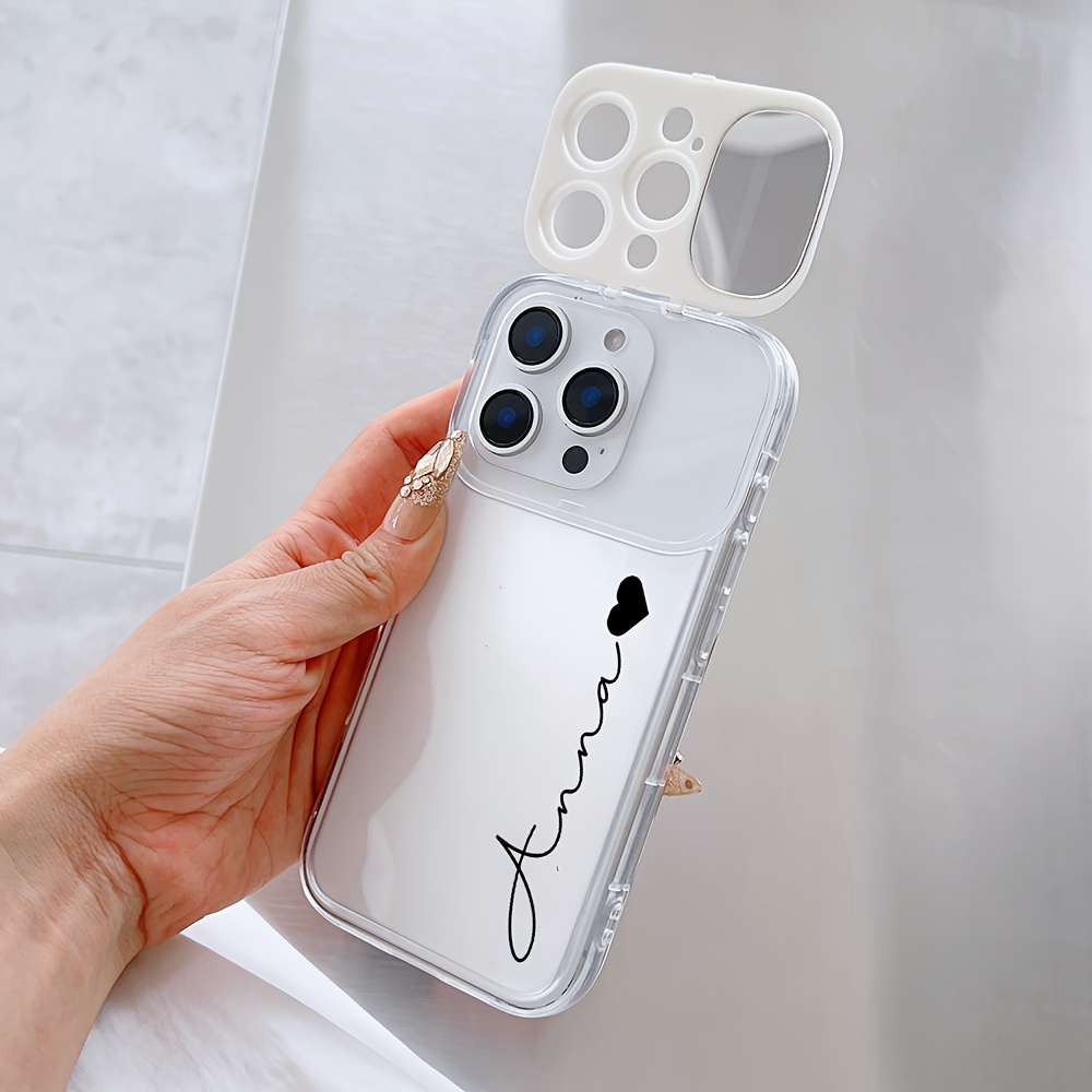 TEMU Flip Mirror Phone Case Personalized Customization For