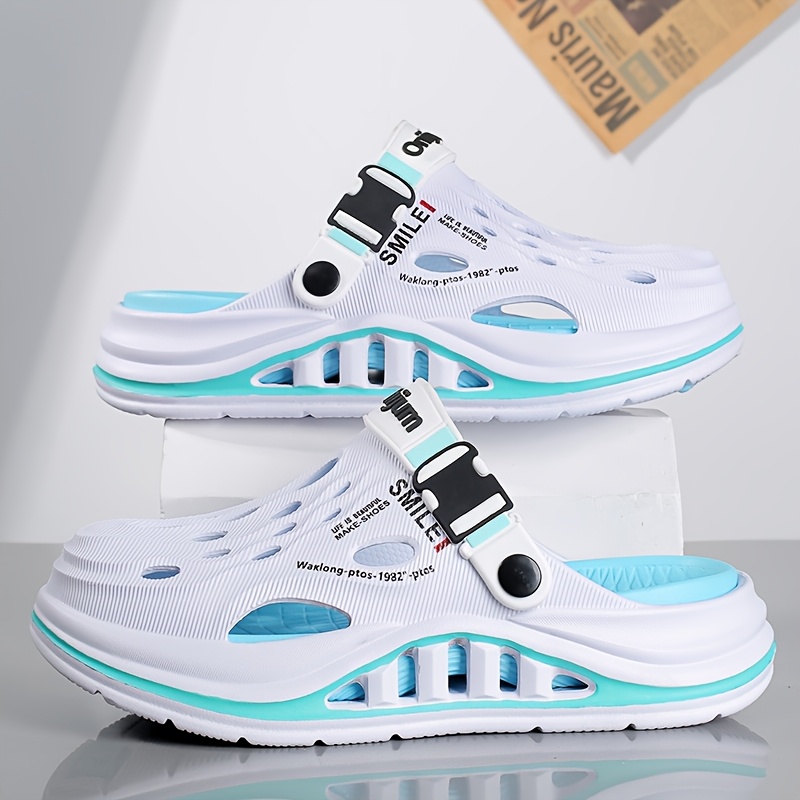 Hole- Shoes Women's Summer Outdoor Anti-slip Dual-use Soft Sole Toe-post Couple Outdoor Size Beach, Women Shoes