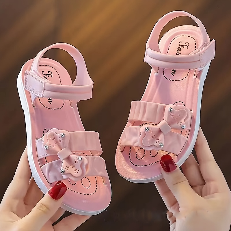 item picture girls   sandals fastener eva material low   toe suitable for daily casual beach camping