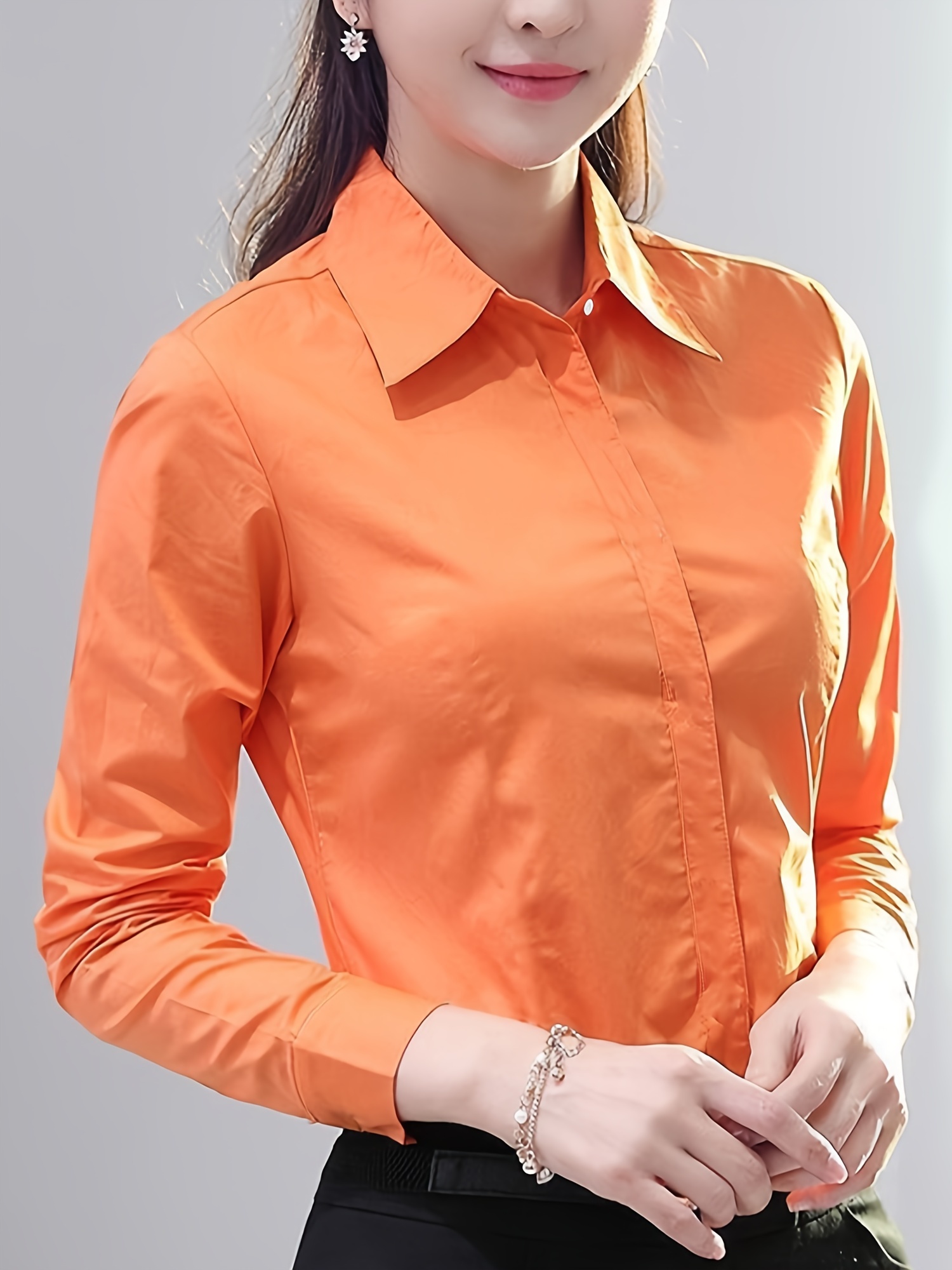 camisa profesional coral camisa vestir larga Temu El Salvador