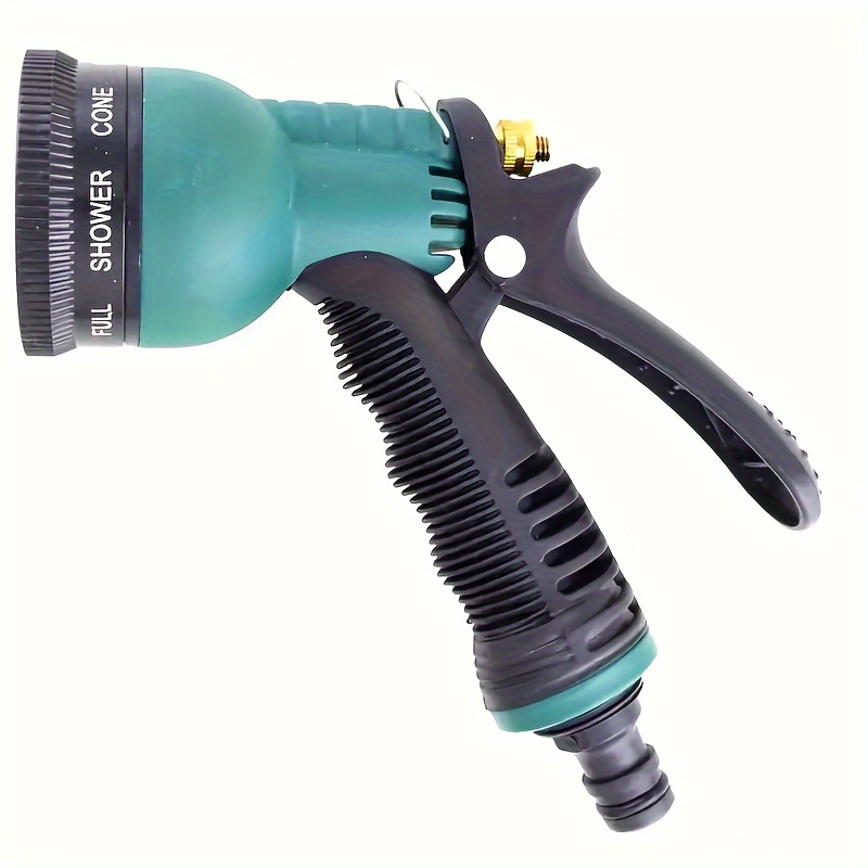 360° Rotating Spray Nozzle Garden Hose With 7 Watering - , Non-slip Design For
