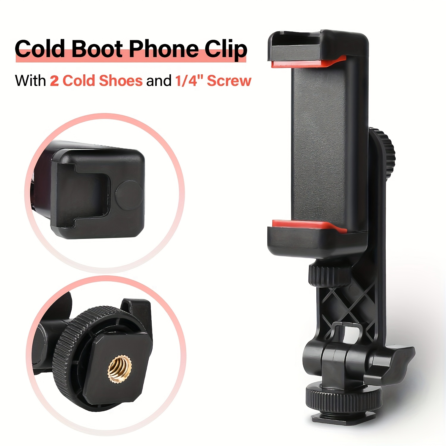 Adaptador de Montura para Trípode UEGOGO con Tornillo 1/4