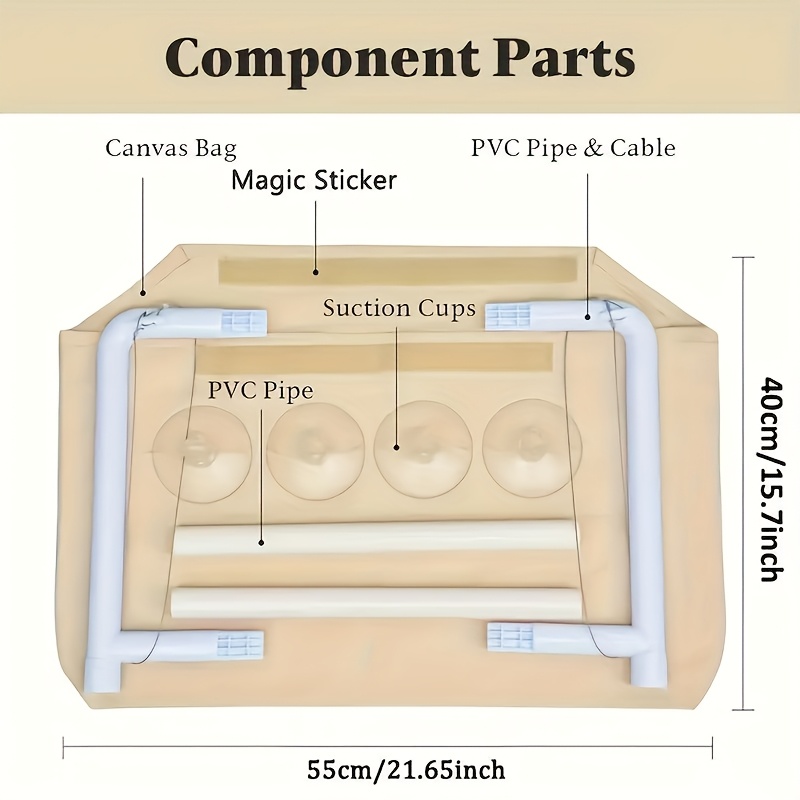 TEMU Pvc Cat Hanging Bed, Suspended Pet Supplies, Cat Sunbed