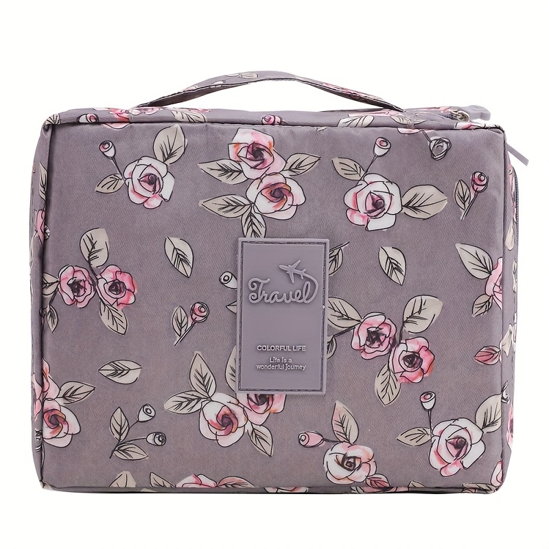 TEMU Onbaglst-1pc Large Capacity Sewing Knitting Handbag Travel Portable Storage Bag, Yarn Crochet Storage Pouch - Perfect For Knitting Tools !