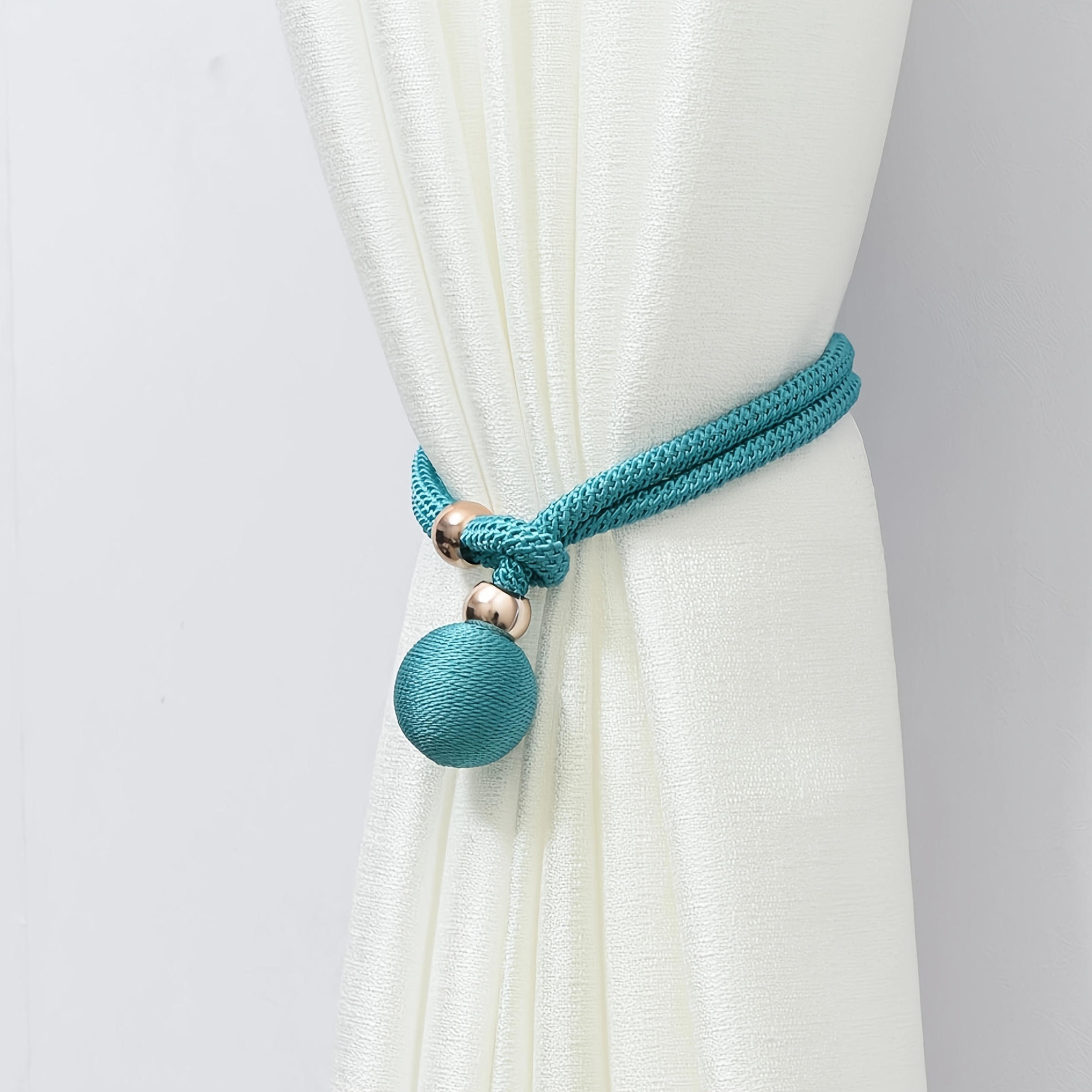 2pcs, New Egg Ball Tieback Curtain Ties, Style, No Drilling or Installation Required, In Stock, Pack of 2