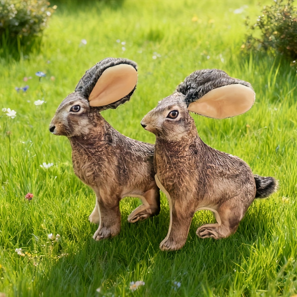 Soft Squeaky Toy for Puppies, Realistic Rabbit