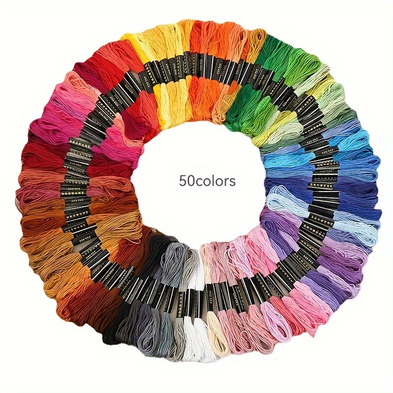 

Embroidery 50 Skeins Thread Crafts