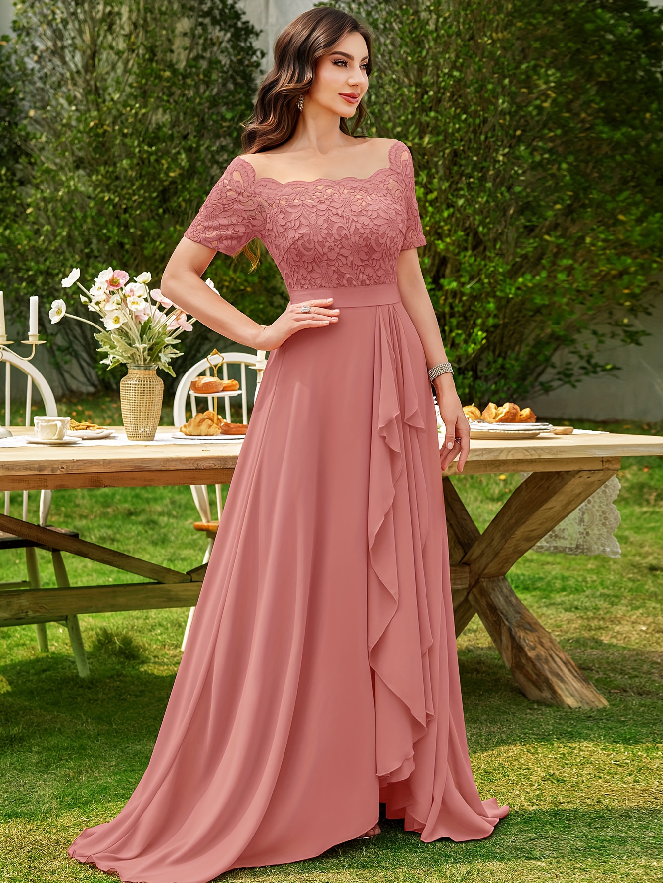 Vestidos Formales Vestidos Lisos Elegantes Elegante Vestido Largo