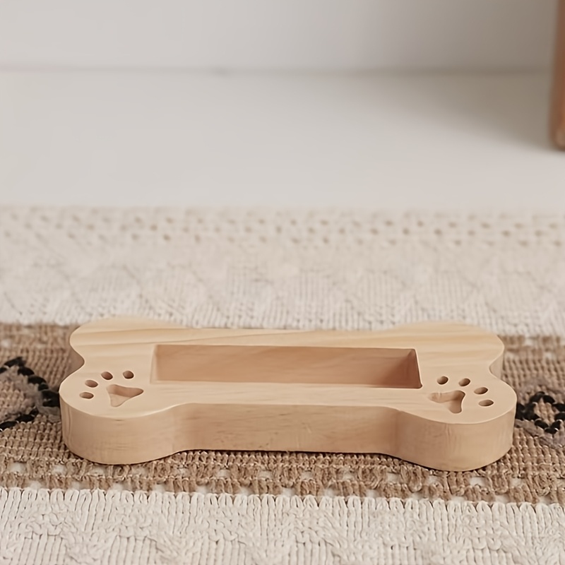 

Card Holder Shaped Like A , A Desktop Storage Box For Prints, And A Dog-themed Card Stand.