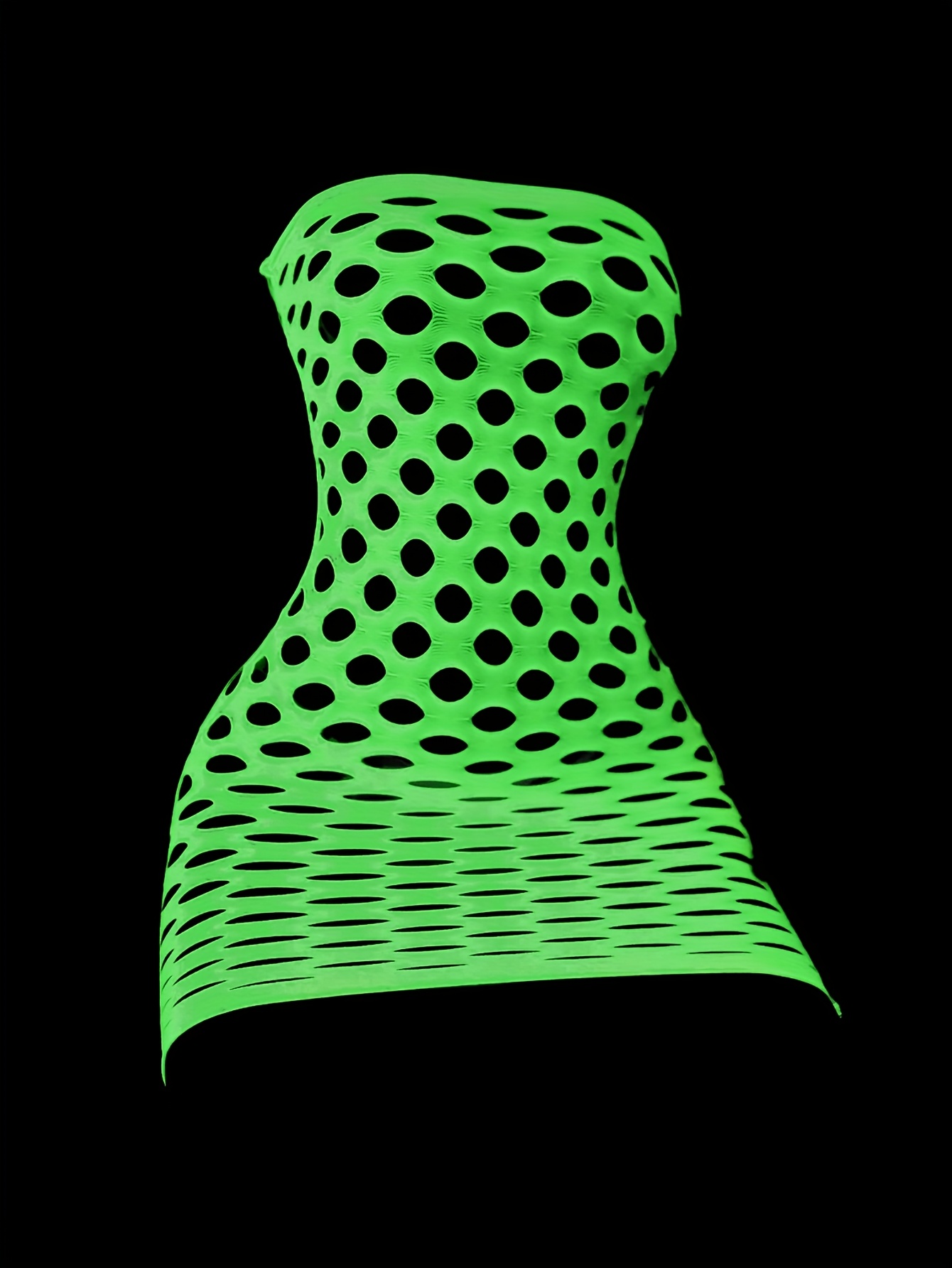 neon green fishnet dress Men's Vintage Print Green Long Sleeve Dress Shirt – Atlanl main image 0