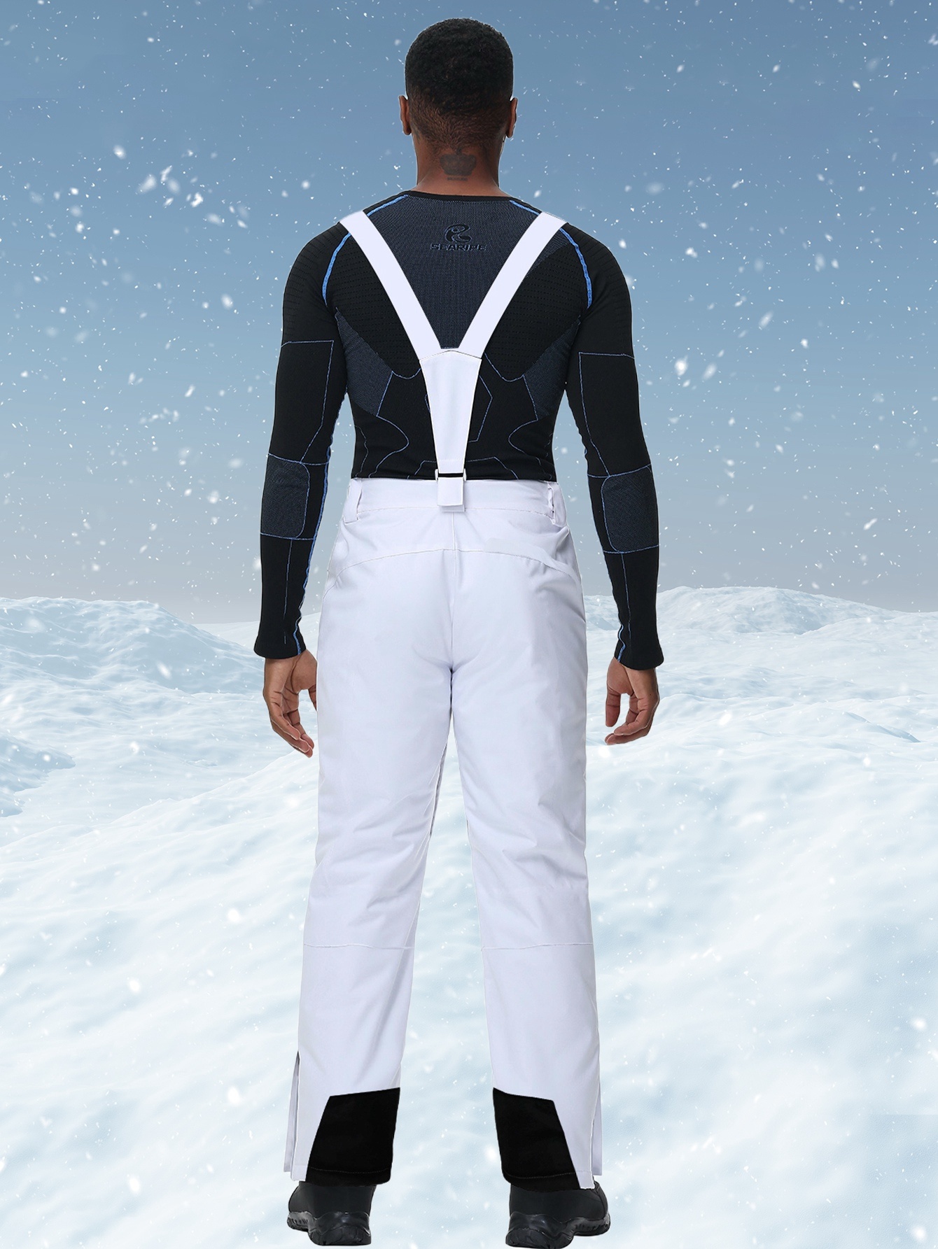 Insulated Pant White Salopettes Mens Insulated Pant Mens White Ski Pants  Whitespace Men's 2L Cargo