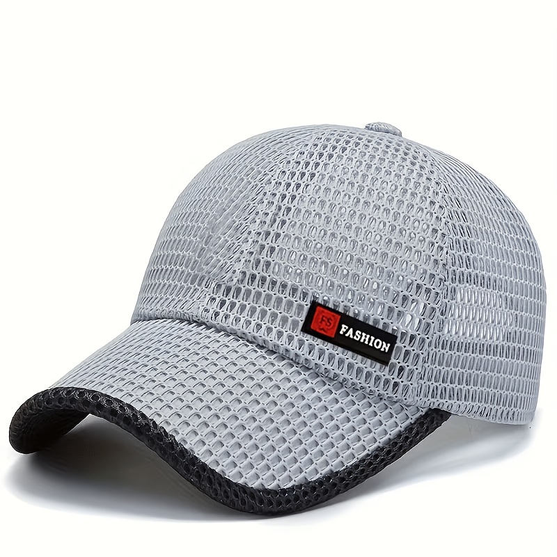 1/3pcs Men's Quick-dry Breathable Mesh Cap For Spring And Summer, Outdoor Casual Mesh Duckbill Cap, Lightweight Breathable Sun Hat