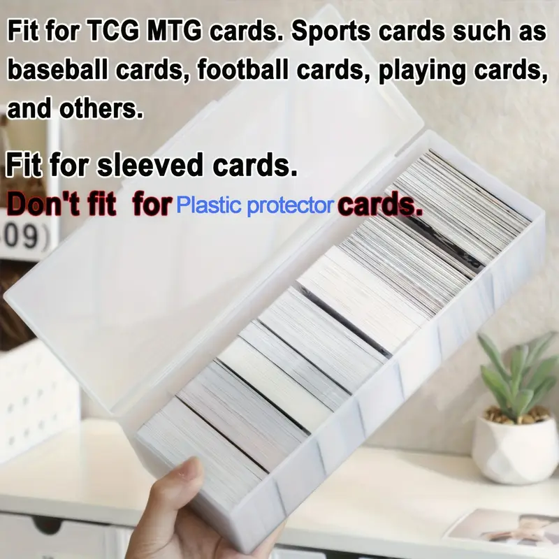card storage box trading cards game hard cards box hold 800 - Temu card storage box trading cards game hard cards box hold 800 - Temu