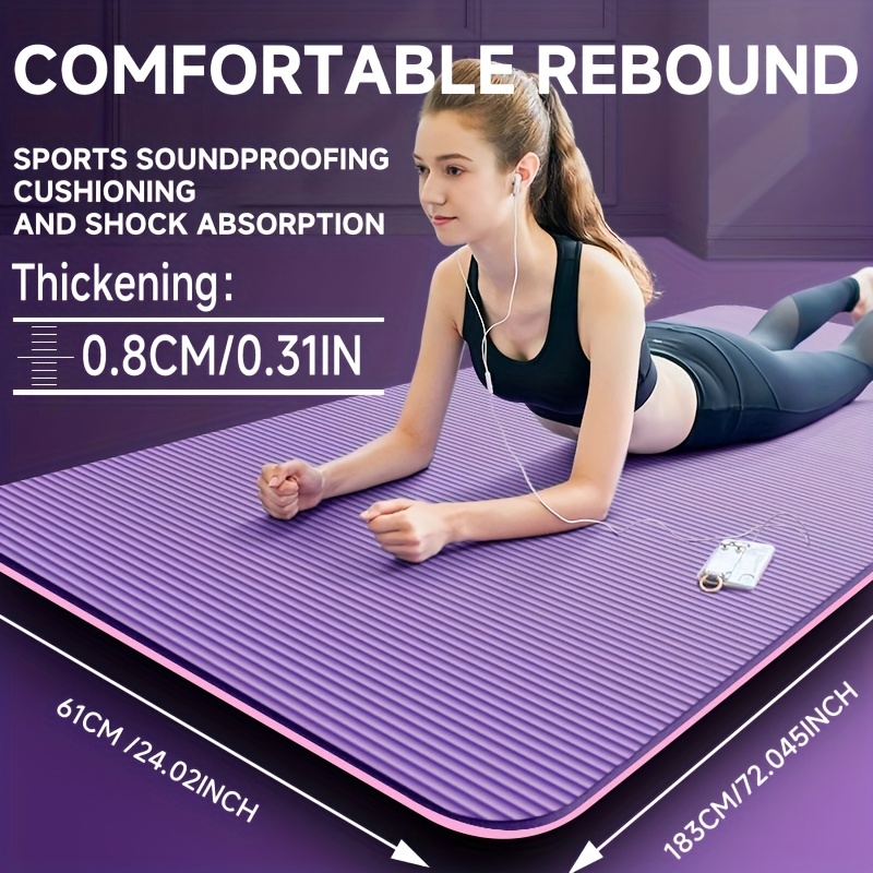 tpe material non slip yoga mat durable lightweight Temu Spain