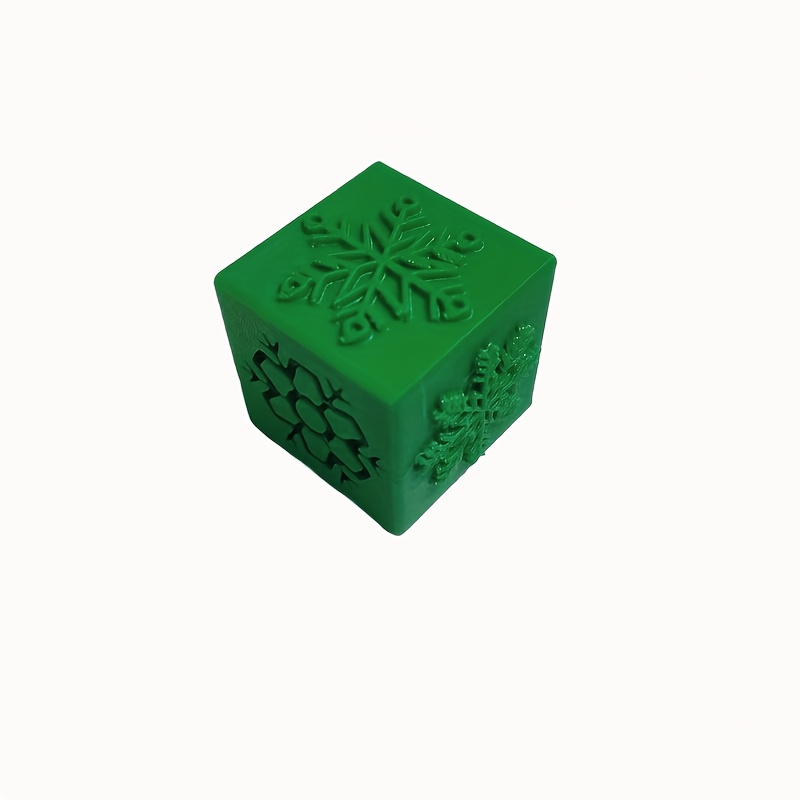 TEMU Tampon à Six Faces de de Neige - Moule Polyvalent pour , Slime et Poterie avec Fins de de Neige, DIY Artisanat, Cadeau de Noël ou Anniversaire,