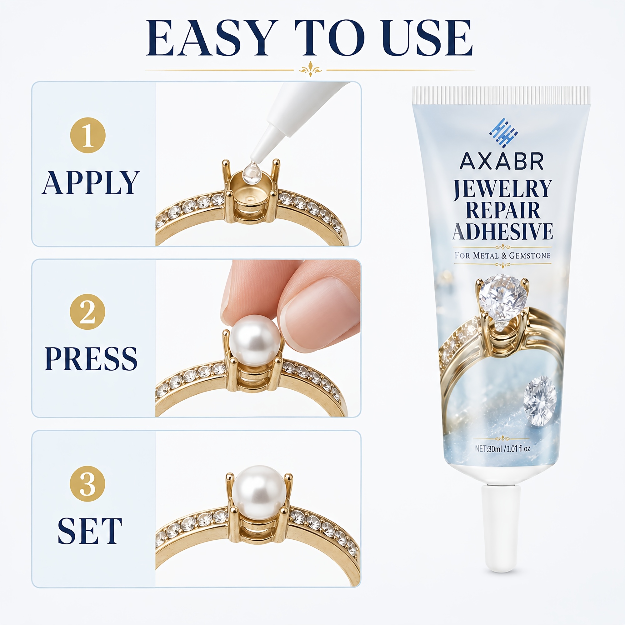 Specialized Jewelry-Making Glue, Craft Adhesive for Various Materials