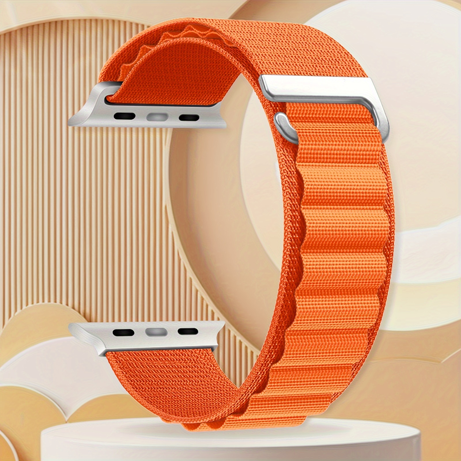 Image of Alpine Loop Nylon Watch Band - Compatible With For Iwatch Ultra 2/ 38-49mm For Men And Women, Adjustable Metal Strap, Suitable For Iwatch Ultra 2, For Iwatch Se 9/8/7/6/5/4/3