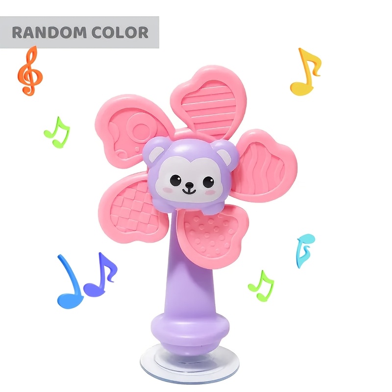 Baby Suction Cup Windmill Toy for Sensory Development