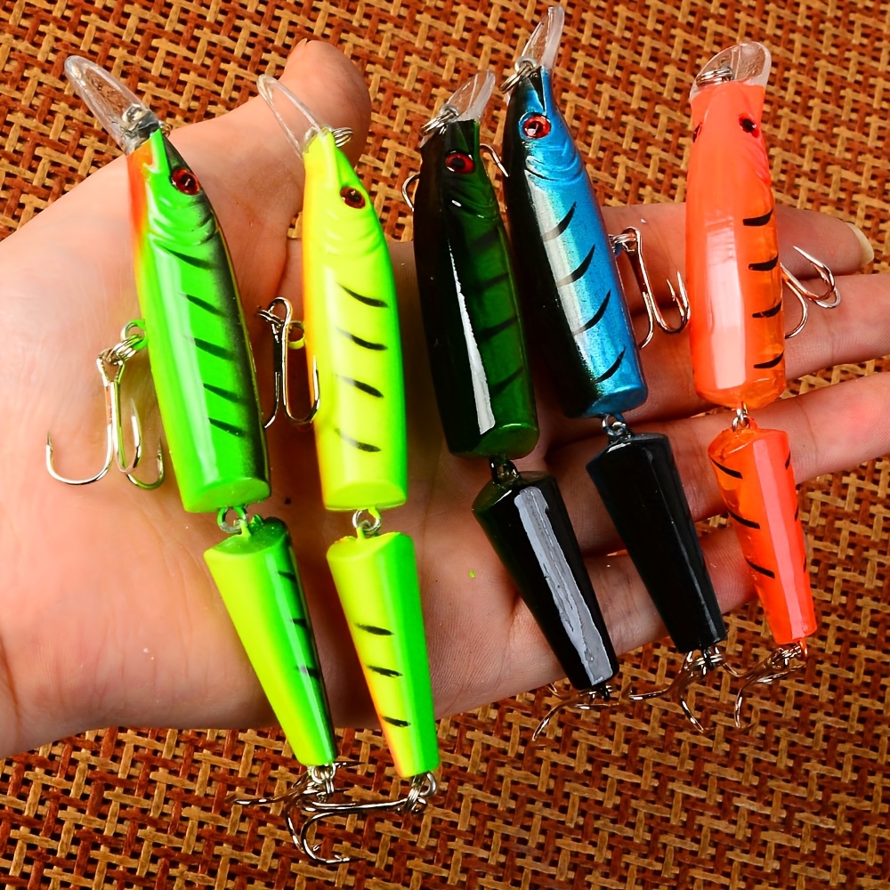 5pcs Fishing Lures Crankbaits Artificial Bait Pike Carp Pesca Tackle Floating Lure