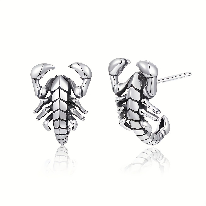 TEMU Men's Earrings - Vintage High-end Ear Jewelry For Boys