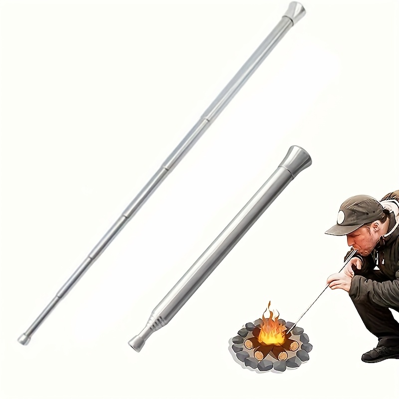 Stainless Steel Retractable Bellows for Efficient Fire Starting