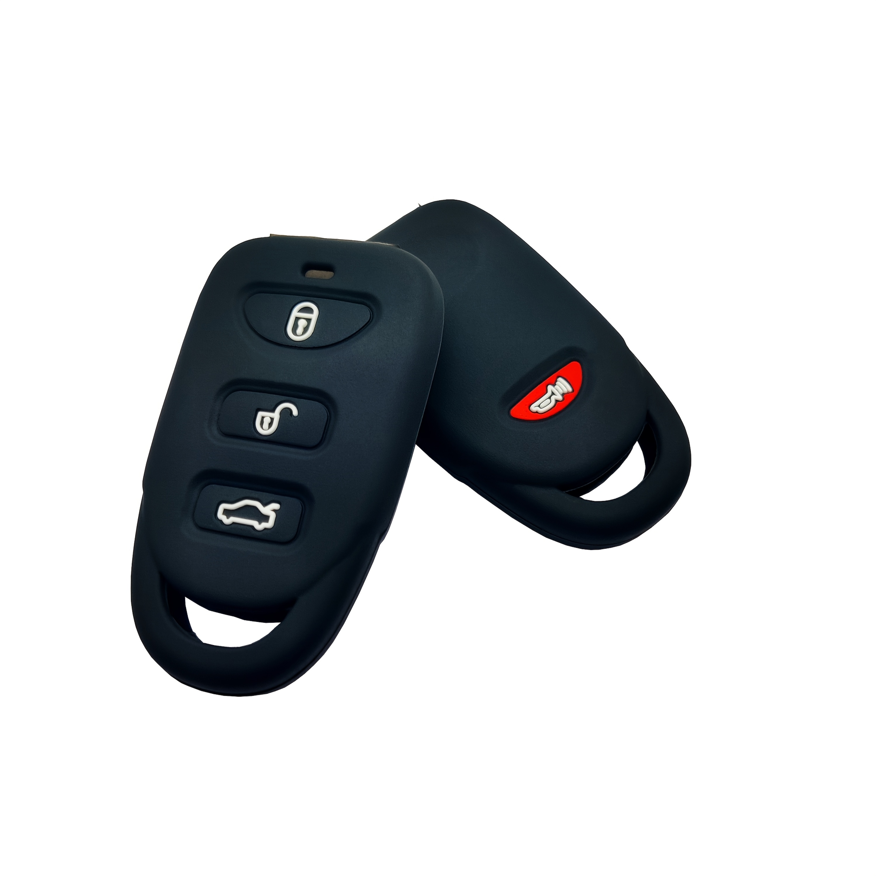 TEMU Étui pour clé de HYUNDAI Elantra, Tucson - Housse de souple en silicone pour télécommande de KIA , Sportage, Forte