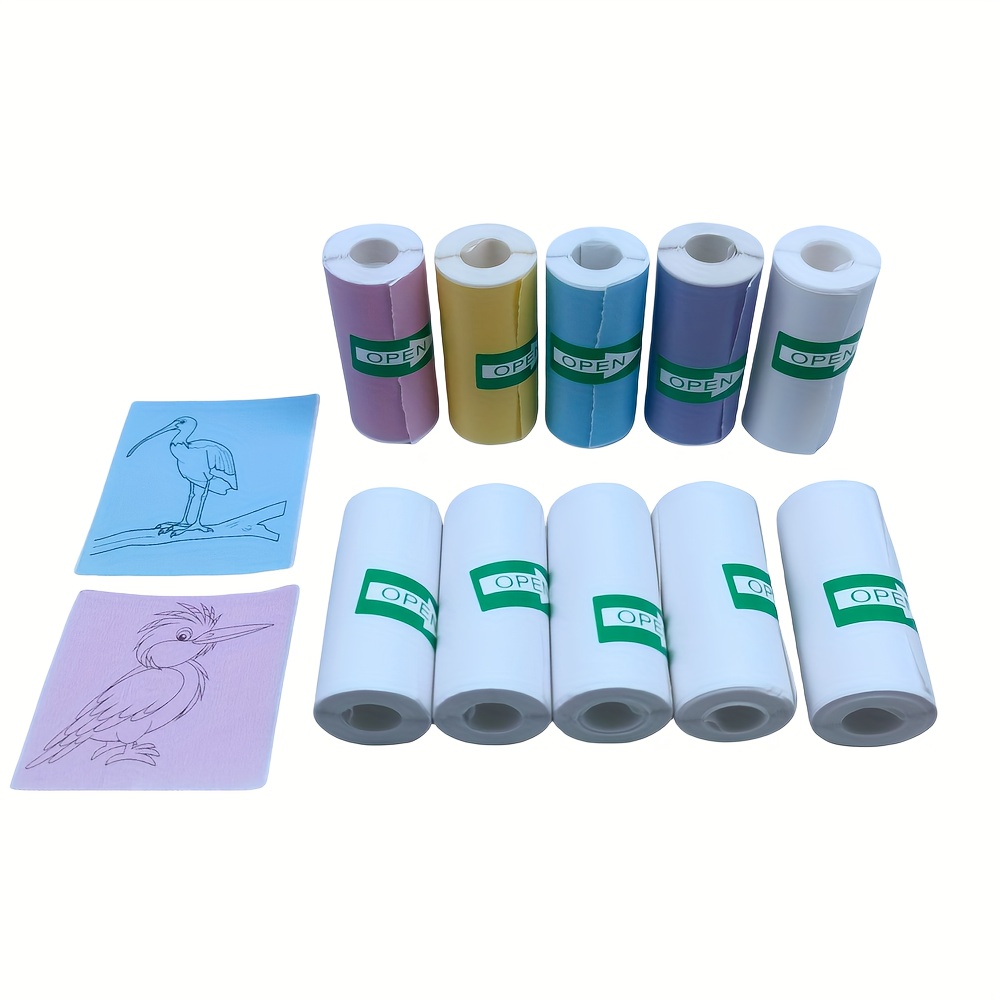 

70gsm Renewable -adhesive - 10 Rolls Of, -dry Thermal Camera