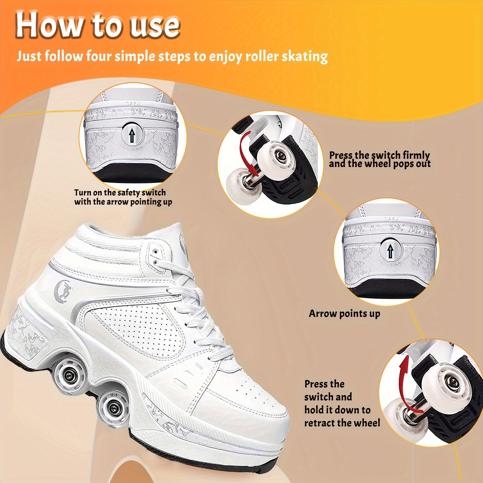 roller skate shoes men women sneaker skates women Temu