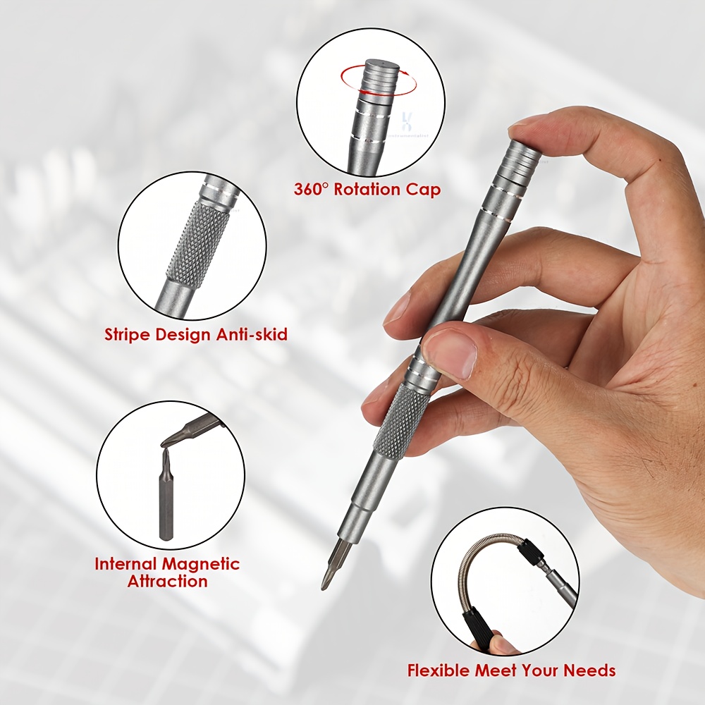Adaptateur Tournevis à Flexible Chrome Vanadium – équipement Pratique Pour Bricolos