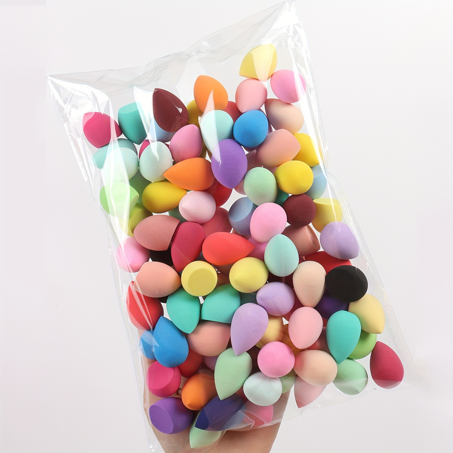 Mini Beauty Blender Sponges Assorted Colors Shapes Multi details 0