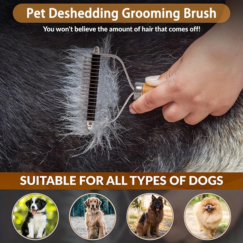 Dog shedding outlet undercoat