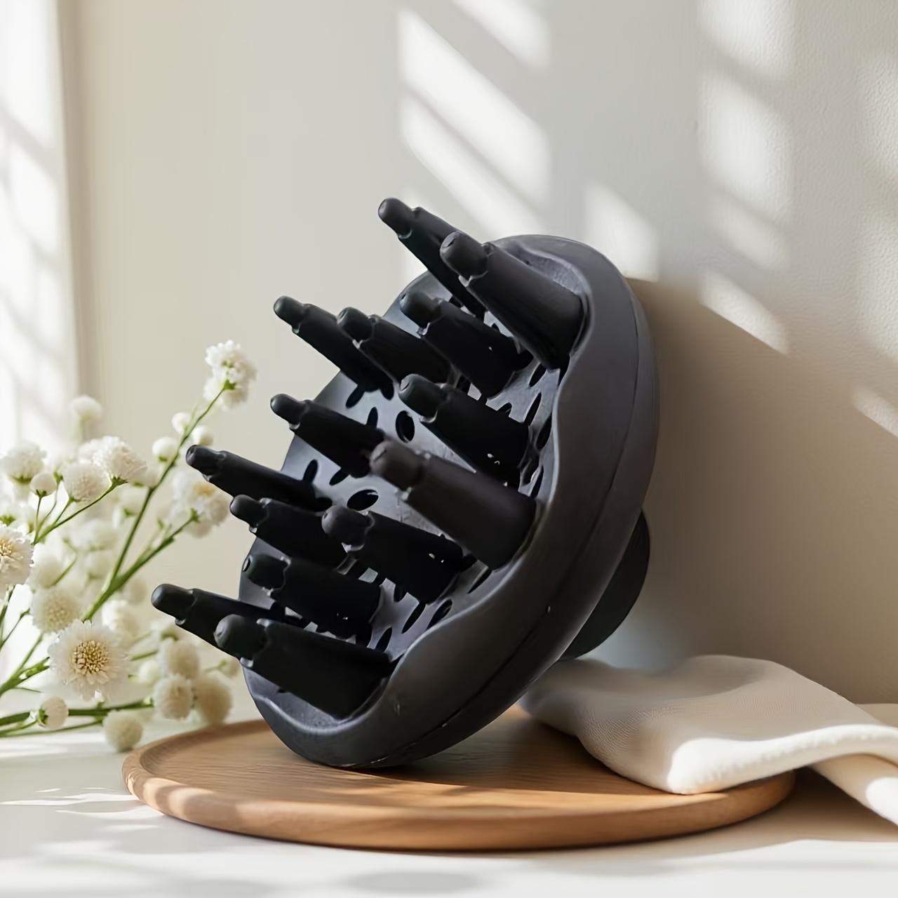 TEMU Hair Dryer Diffuser - Suitable For Curly/wavy Hair And Long Hair, Compatible With 4.2cm-4.5cm Hair Dryers. Fits Most Standard Hair Dryers, No