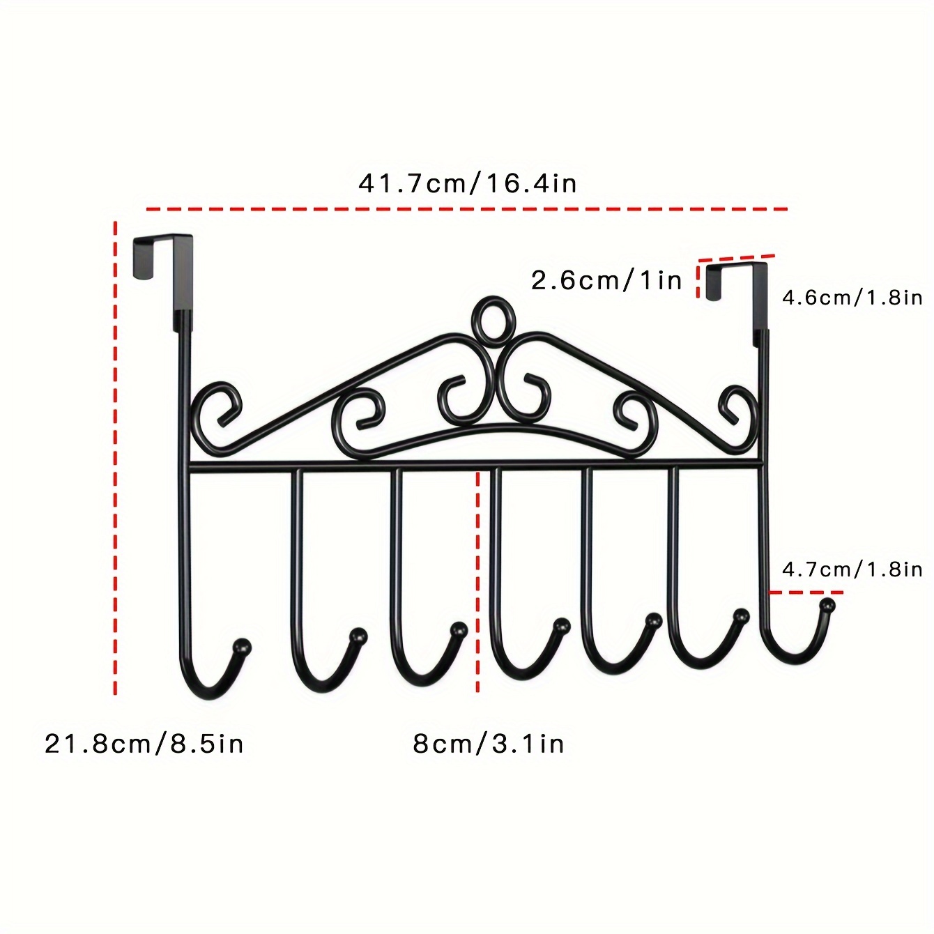 Gancho Puerta Percha Puerta Toallas Ropa Parte Trasera Baño - Temu