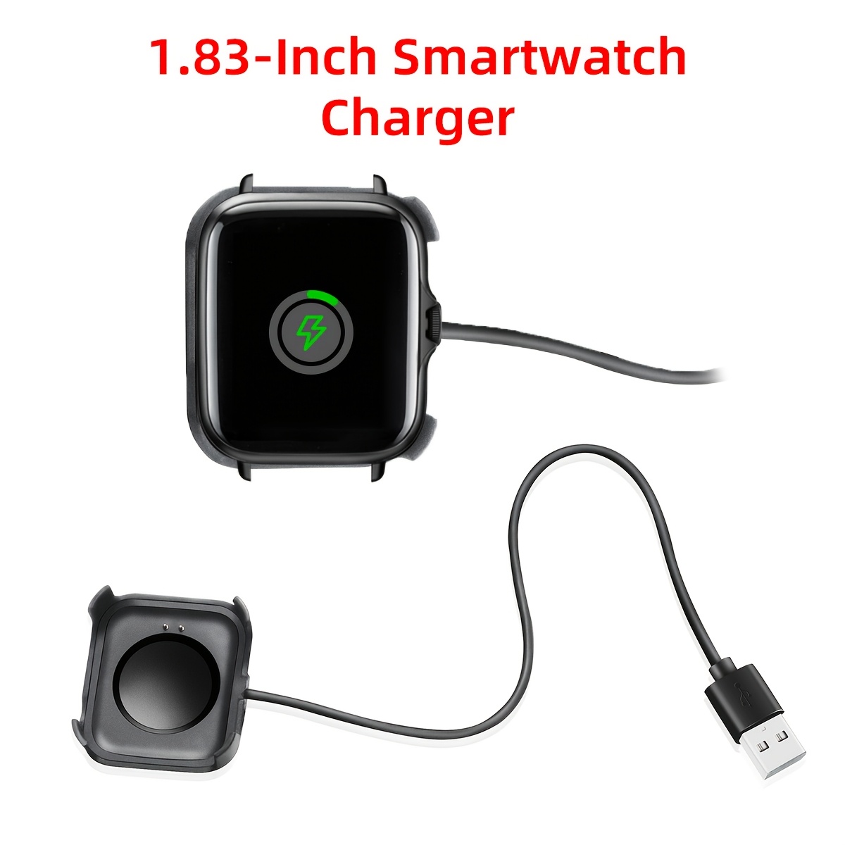 

Usb Connector Smartwatch Charging Station, Desertcat, 1.83" Compatible, Non-water Resistant, Lightweight, Female To Male, ≤36v, With No Battery, For Desertcat Godea Alien Series